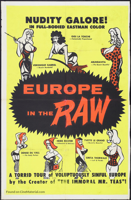 Europe in the Raw - Movie Poster
