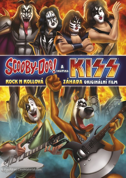 Scooby-Doo! And Kiss: Rock and Roll Mystery - Czech DVD movie cover