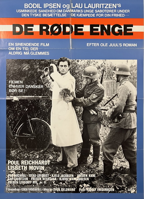 De r&oslash;de enge - Danish Movie Poster