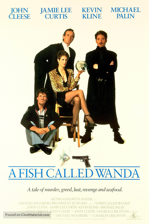 A Fish Called Wanda - Movie Poster