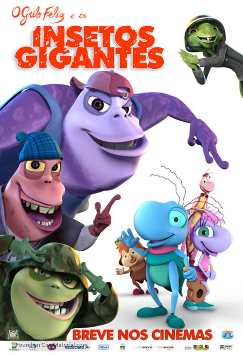 O Grilo Feliz e os Insetos Gigantes - Brazilian Movie Poster
