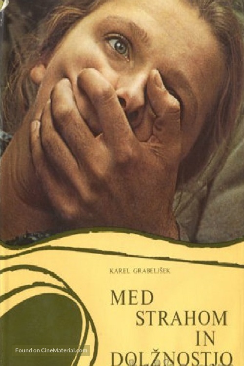 Med strahom in dolznostjo - Slovenian Movie Poster