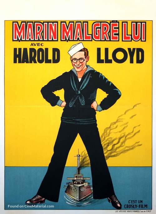 A Sailor-Made Man - Belgian Movie Poster