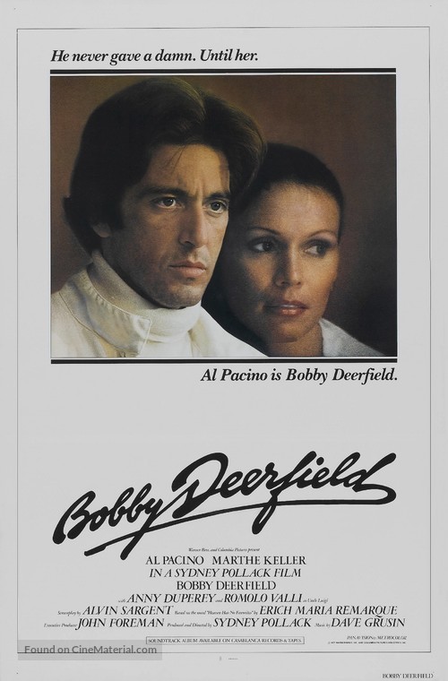 Bobby Deerfield - Movie Poster