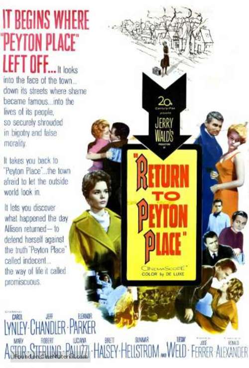 Return to Peyton Place - Movie Poster