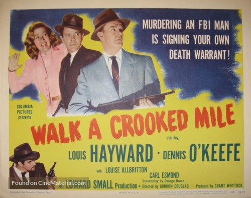 Walk a Crooked Mile - Movie Poster