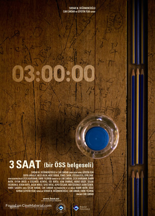 3 Saat - Turkish Movie Poster