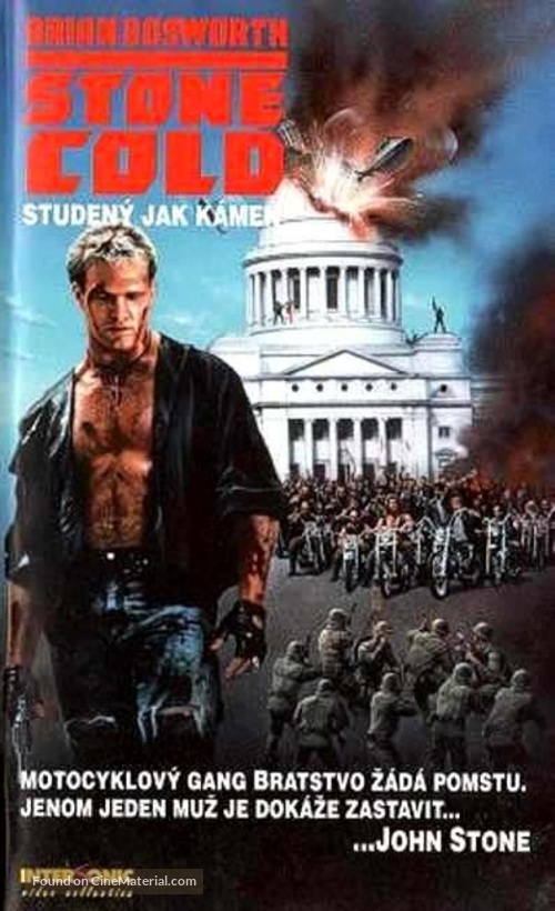 Stone Cold - Czech VHS movie cover