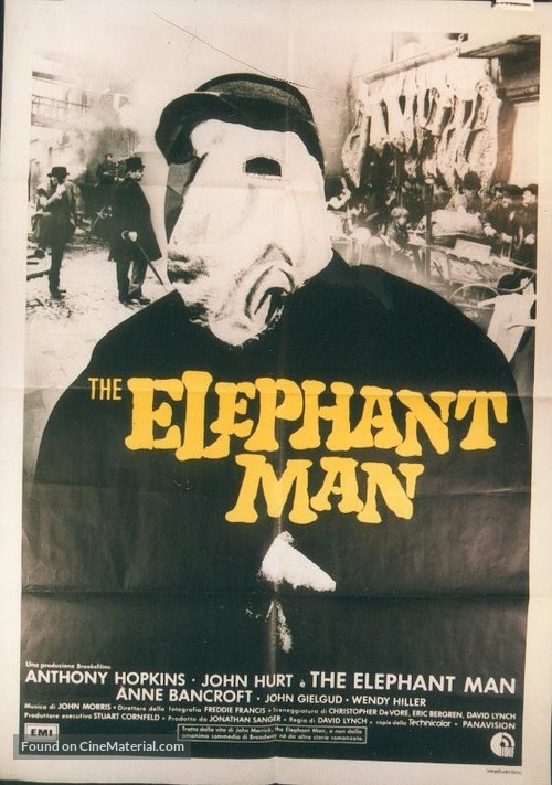 The Elephant Man - Italian Movie Poster