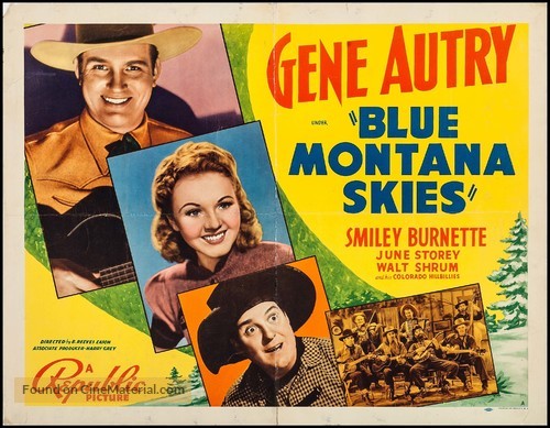 Blue Montana Skies - Movie Poster