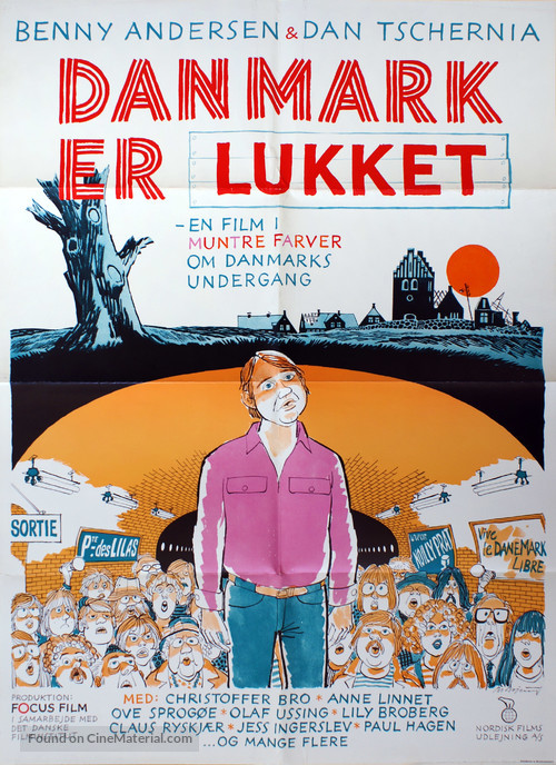 Danmark er lukket - Danish Movie Poster