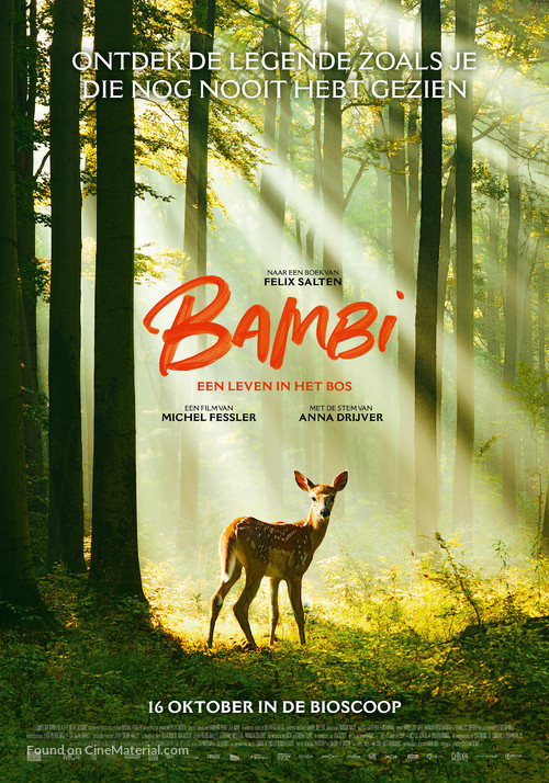 Bambi, L&#039;histoire d&#039;une vie dans les bois - Dutch Movie Poster