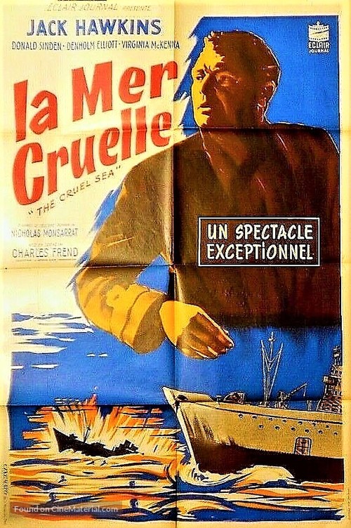 The Cruel Sea - French Movie Poster