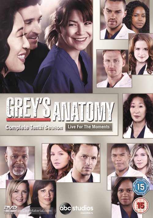 &quot;Grey&#039;s Anatomy&quot; - British DVD movie cover