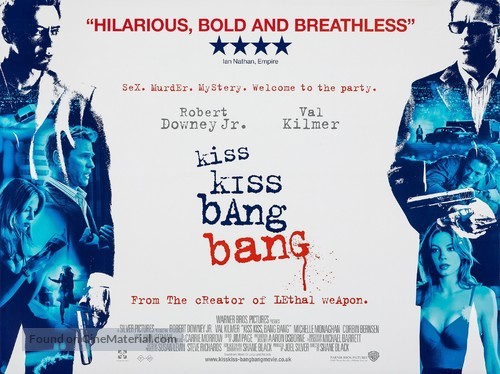 Kiss Kiss Bang Bang - British Movie Poster