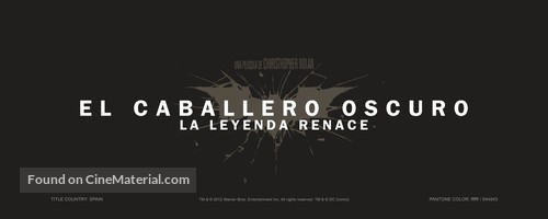 The Dark Knight Rises - Spanish Logo