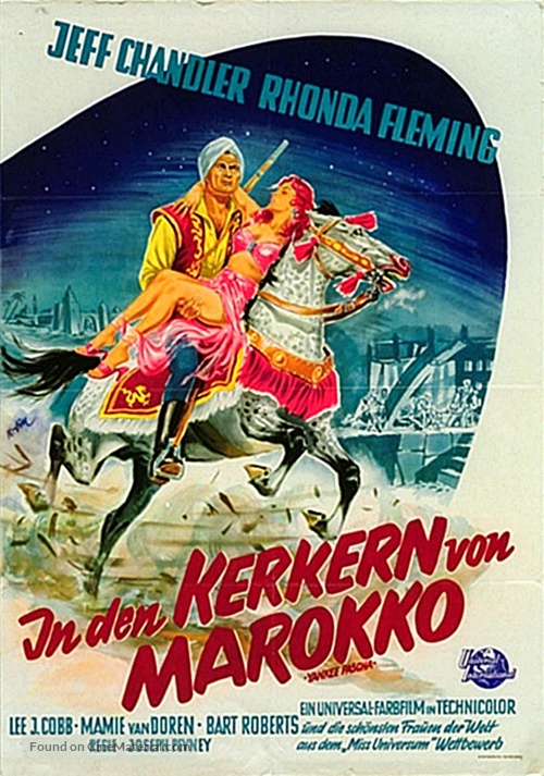 Yankee Pasha - German Movie Poster
