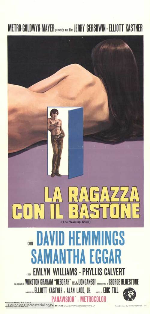 The Walking Stick - Italian Movie Poster