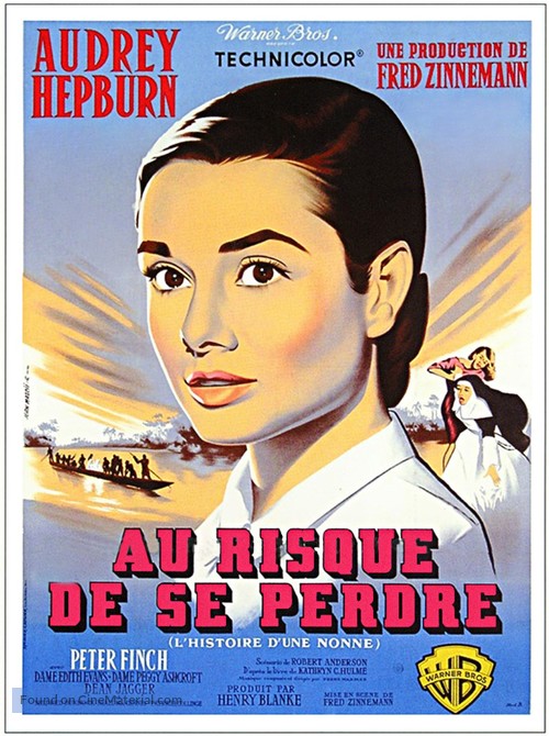 The Nun&#039;s Story - French Movie Poster