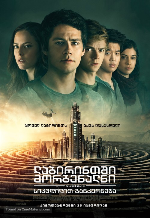 Maze Runner: The Death Cure - Georgian Movie Poster