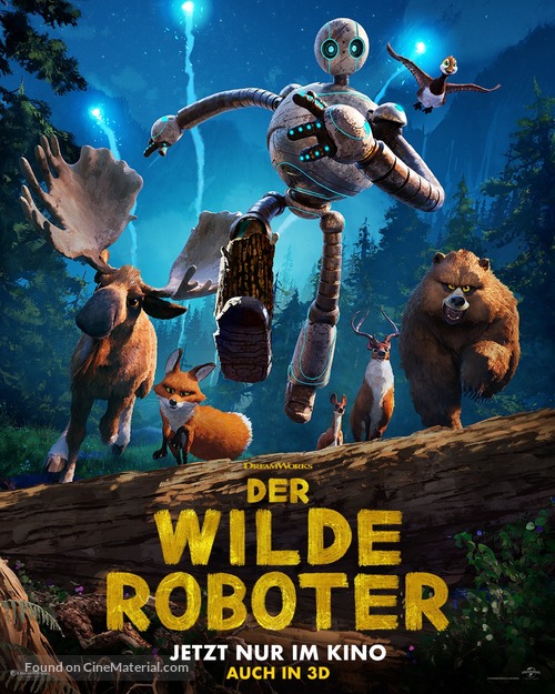 The Wild Robot - German Movie Poster