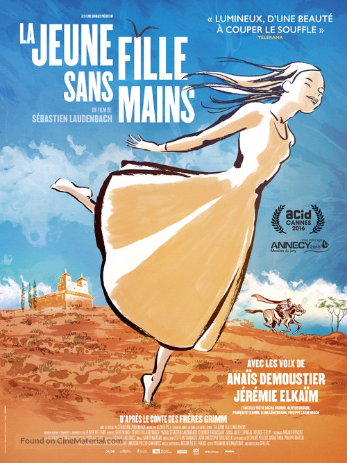 La jeune fille sans mains - French Movie Poster