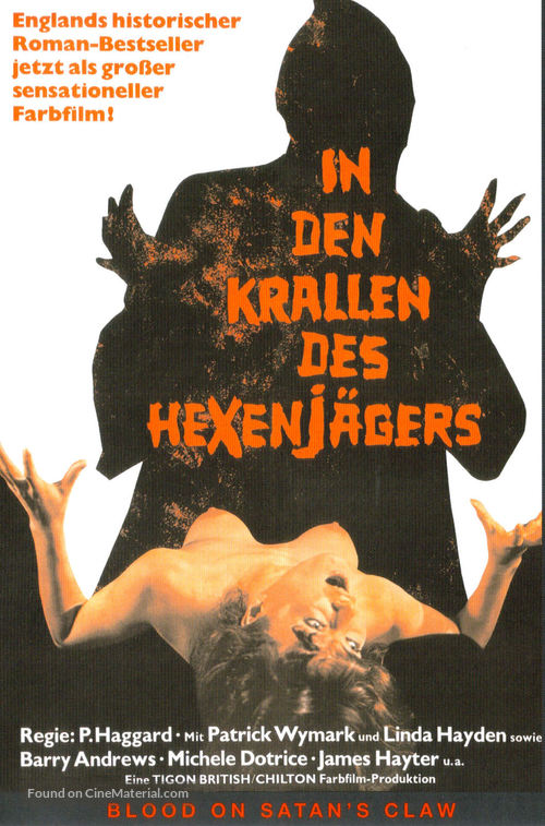 Satan&#039;s Skin - German Movie Poster