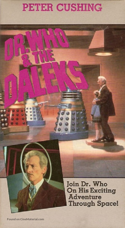 Dr. Who and the Daleks - British VHS movie cover
