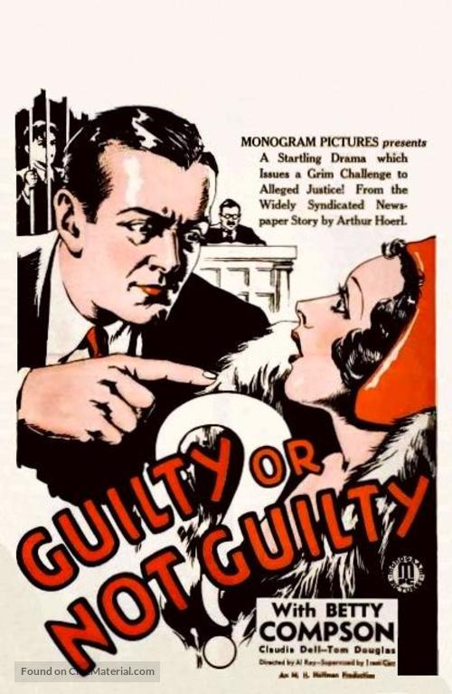 Guilty or Not Guilty - Movie Poster