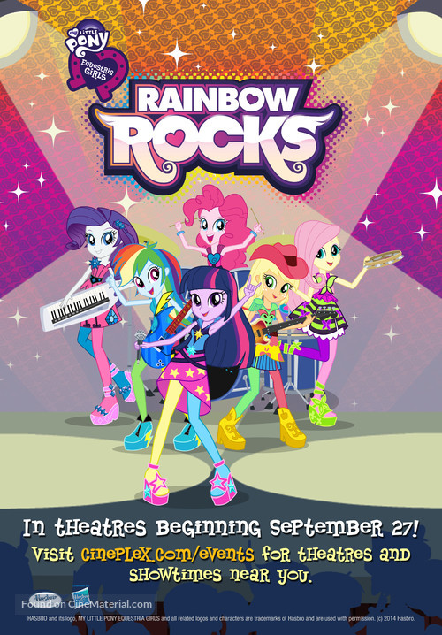 My Little Pony: Equestria Girls - Rainbow Rocks - Movie Poster