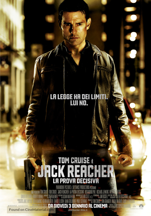 Jack Reacher - Italian Movie Poster