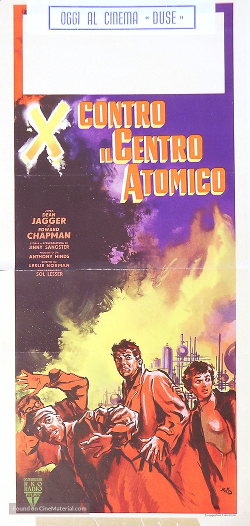 X: The Unknown - Italian Movie Poster