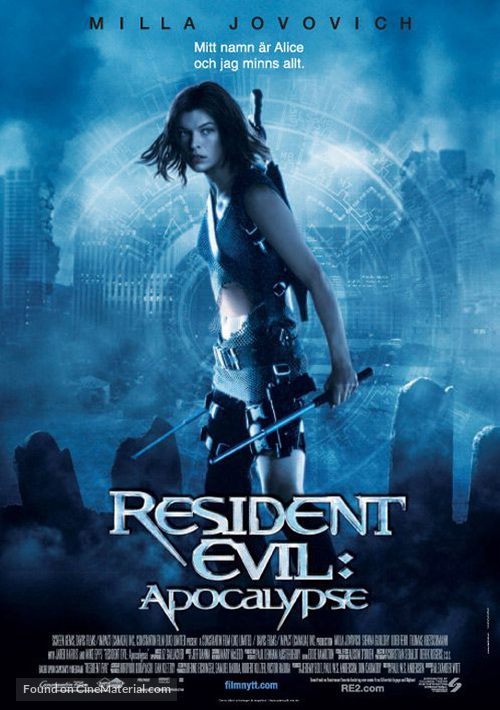 Resident Evil: Apocalypse - Danish Movie Poster