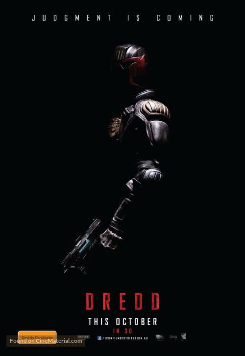 Dredd - Australian Movie Poster