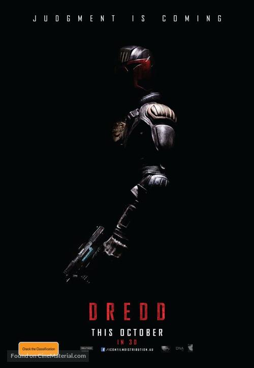 Dredd - Australian Movie Poster