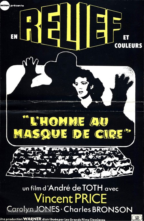House of Wax - French Re-release movie poster