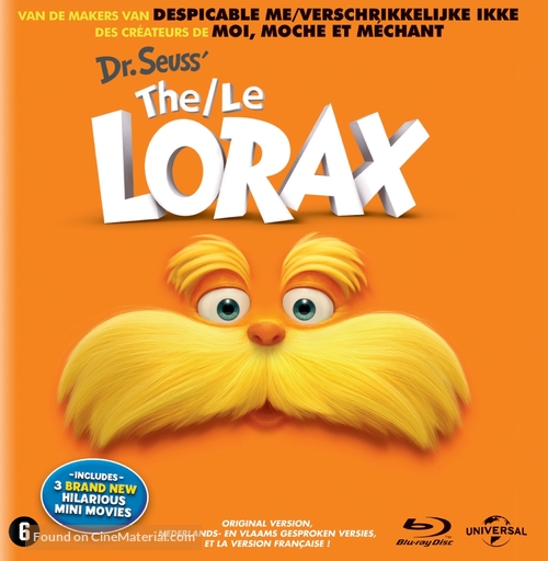 The Lorax - Dutch Blu-Ray movie cover