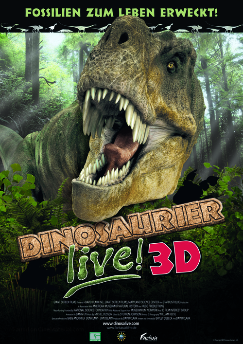 Dinosaurs Alive - German Movie Poster