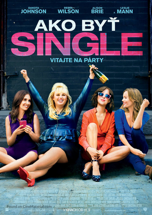 How to Be Single - Slovak Movie Poster