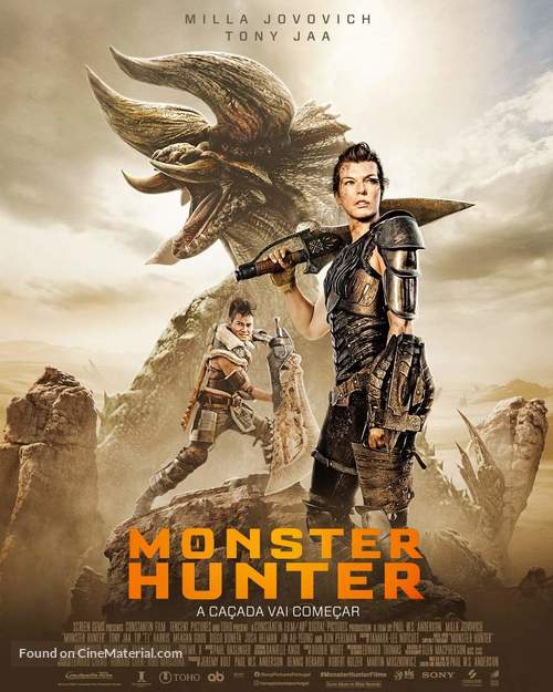 Monster Hunter - Portuguese Movie Poster