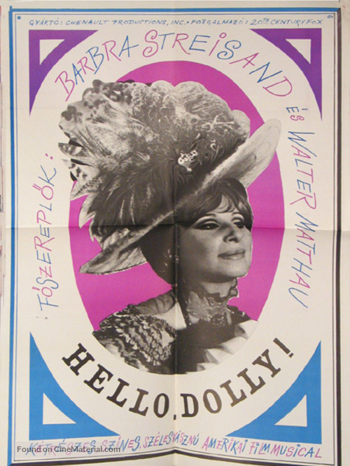 Hello, Dolly! - Hungarian Movie Poster