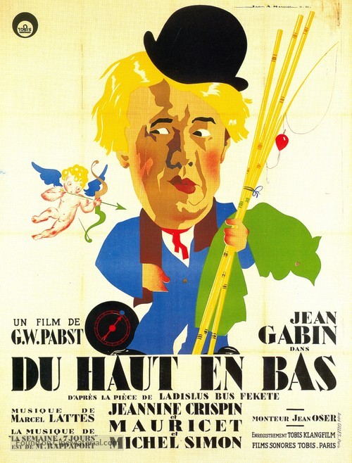 Du haut en bas - French Movie Poster