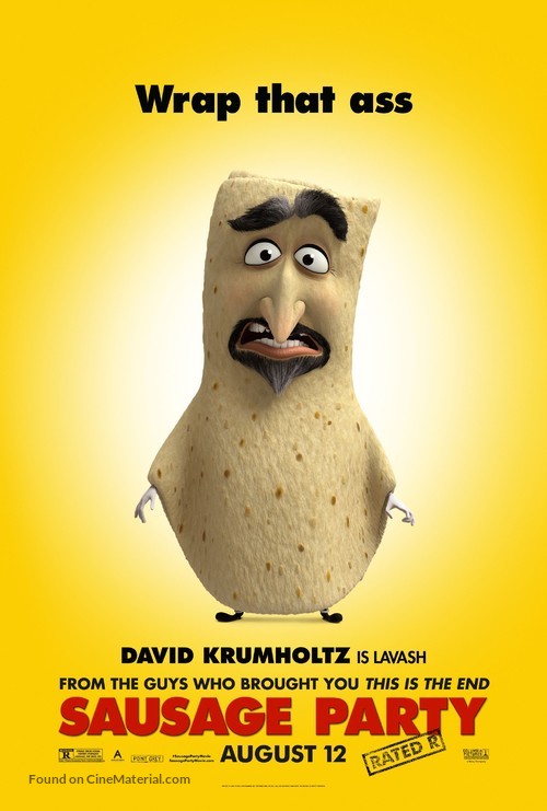 Sausage Party - Character movie poster