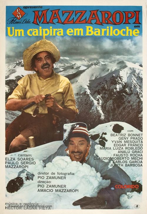 Um Caipira em Bariloche - Brazilian Movie Poster