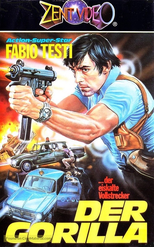 Vai Gorilla - German VHS movie cover