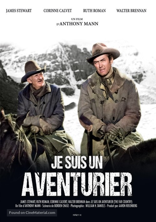 The Far Country - French Re-release movie poster