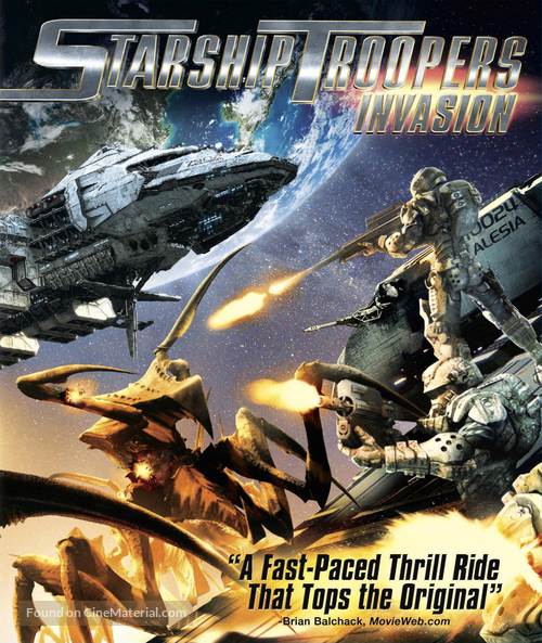 Starship Troopers: Invasion - Blu-Ray movie cover