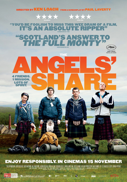 The Angels&#039; Share - Australian Movie Poster