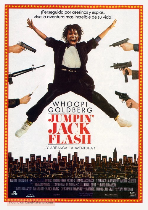 Jumpin&#039; Jack Flash - Spanish Movie Poster