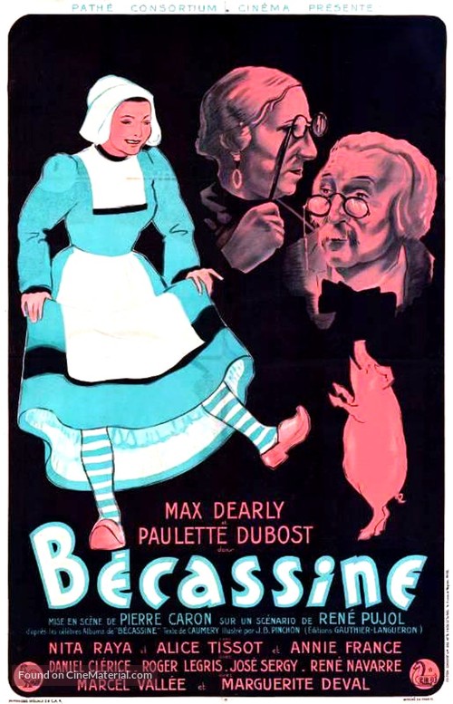 B&eacute;cassine - French Movie Poster